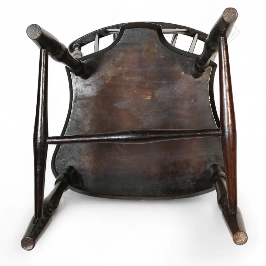 A c.1850 English ash, elm and beech chair, Image 1++